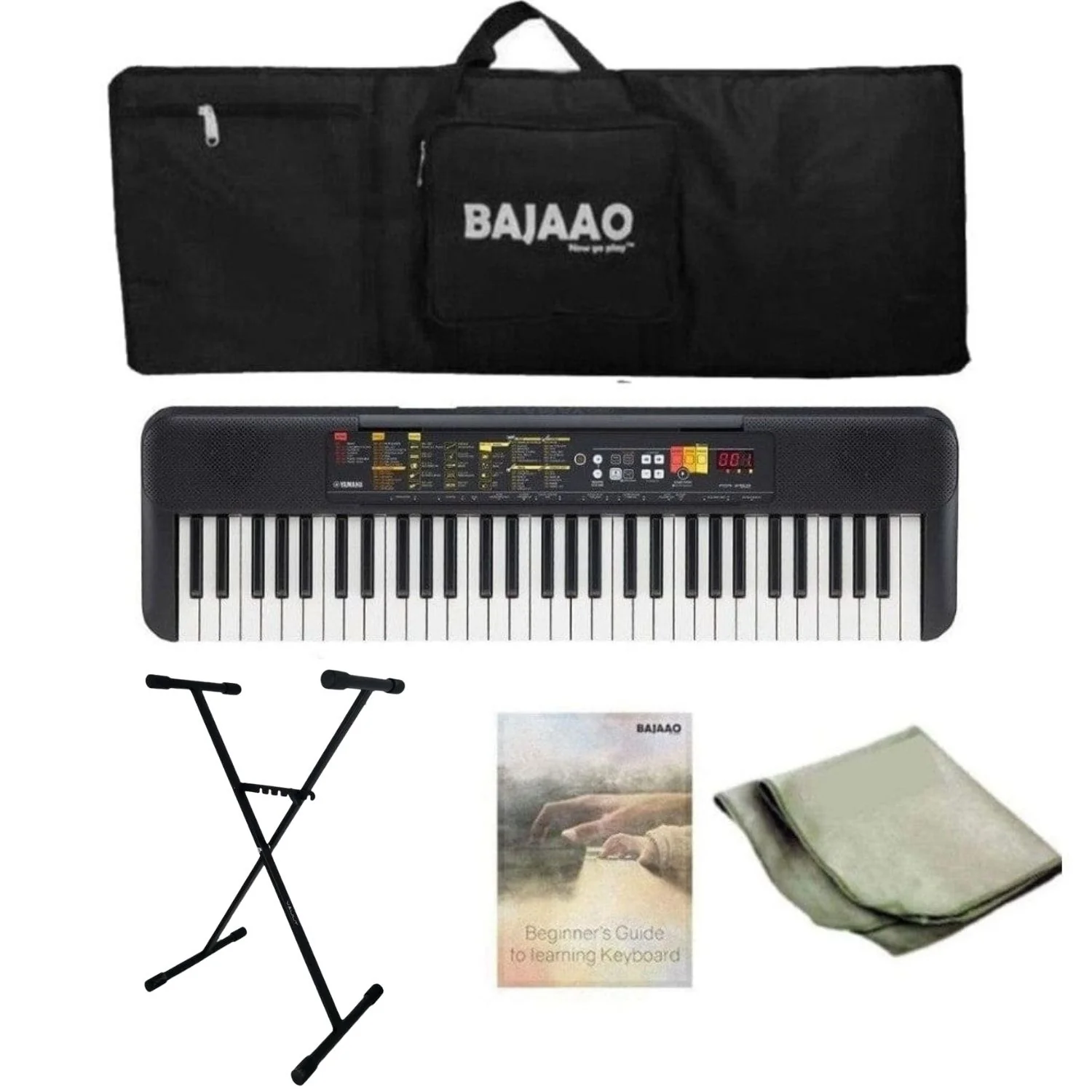Yamaha PSR-F52 61 Keys Portable Keyboard Bundle - Image 11