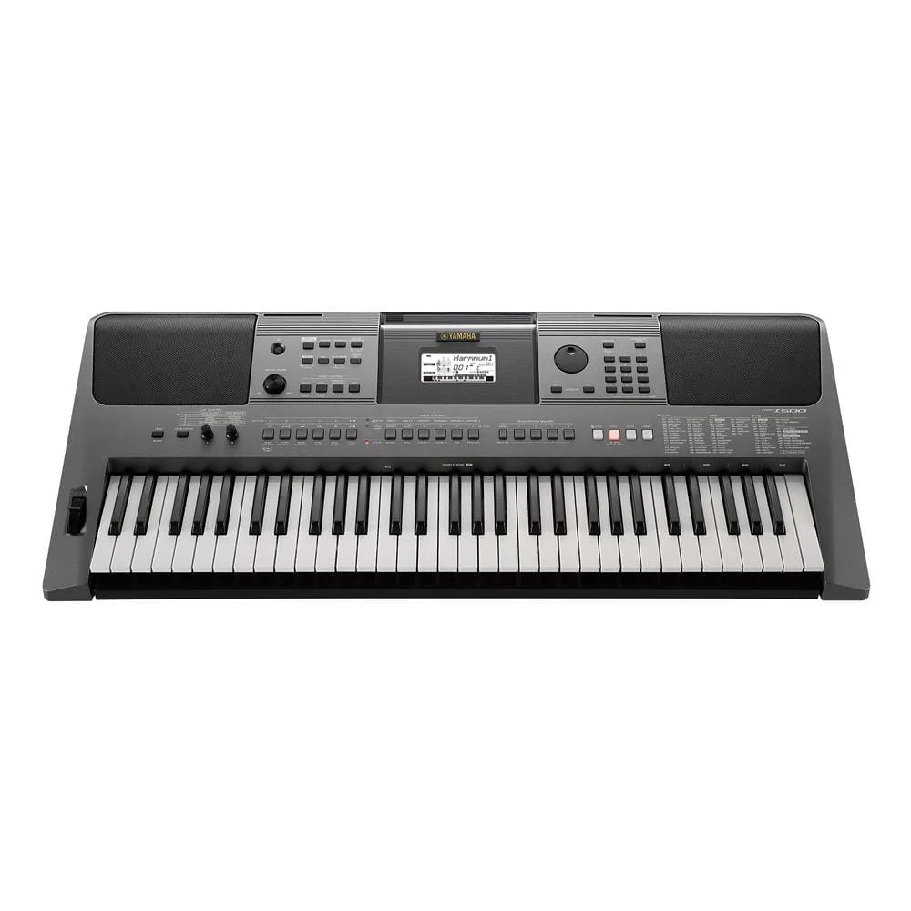 Yamaha PSR I500 61-Key Portable Keyboard with Polishing Cloth, Dust Cover, Online Lessons, Stand & Ebook - Image 6
